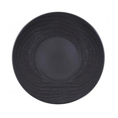 ARBORESCENCE talerz płaski 31 cm czarny