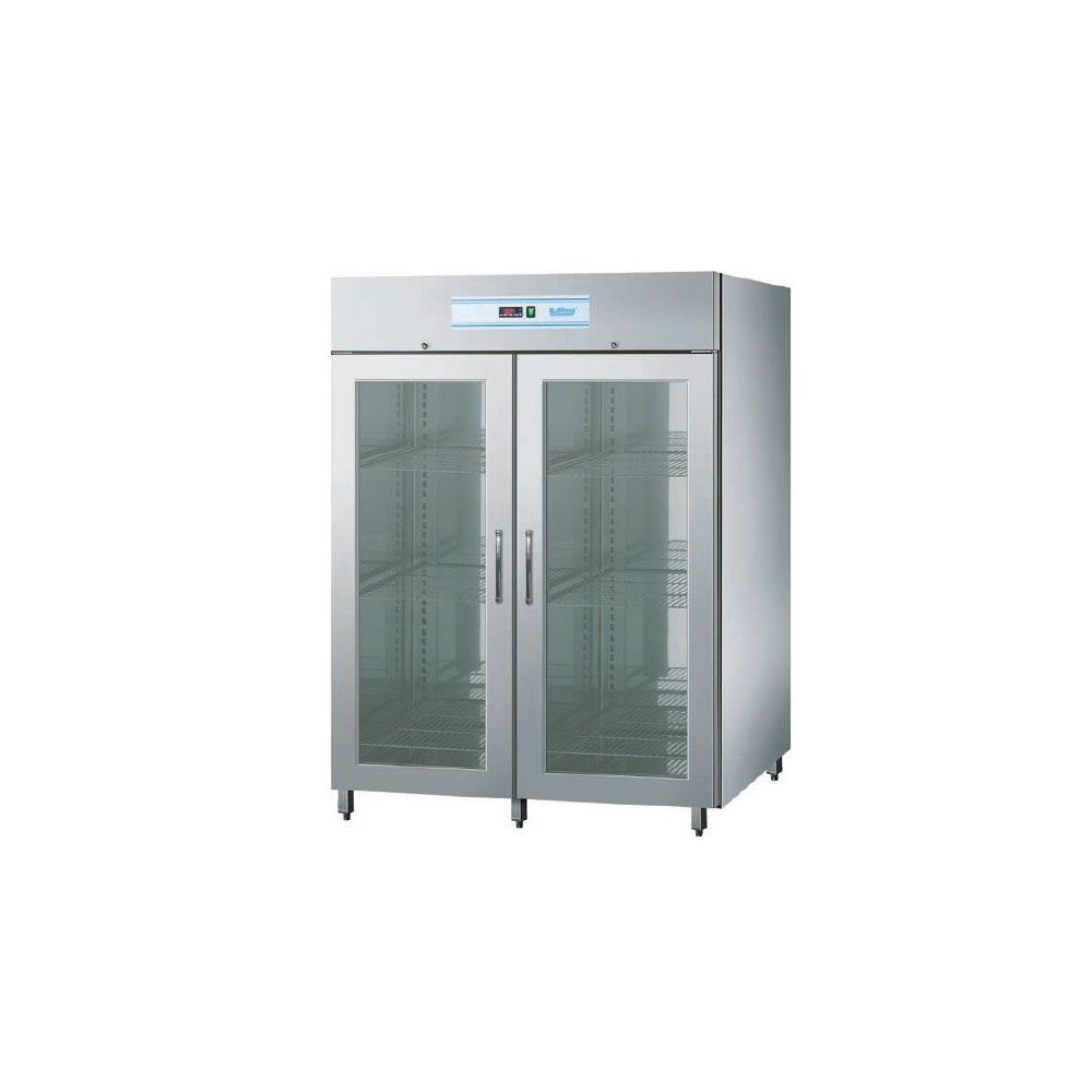 Szafa chłodnicza 1400L z drzwiami szklanymi, z oświetleniem LED