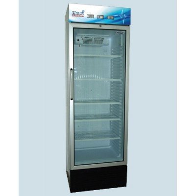 Szafa chłodnicza SCHMED 374 SR półki, termostat + rejestrator temperatury