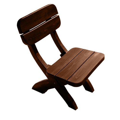 Krzesło ogrodowe drewniane Bawarskie długość 50 cm