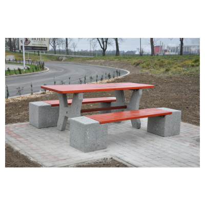 Stół parkowy betonowy parkingowy 200x75x78 cm