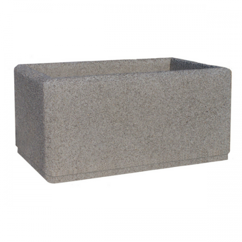 Donica betonowa prostokątna miejska 120x60x60