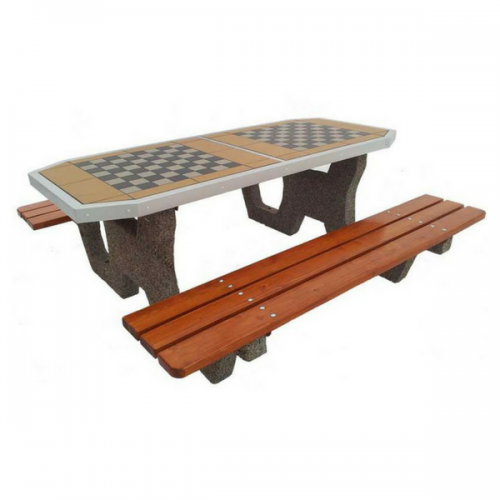 Betonowy stół do gry w szachy/chińczyka kod: 503