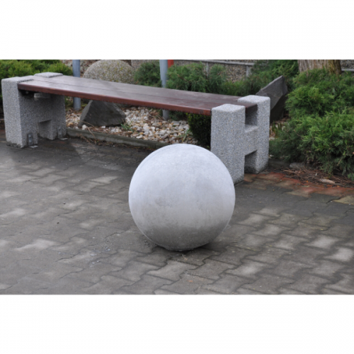 Słupek drogowy z betonu kula betonowa miejska średnica 20 30 40 50 cm