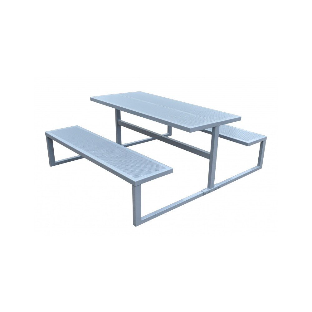 Ławostół metalowy stół piknikowy 193x170x80 cm