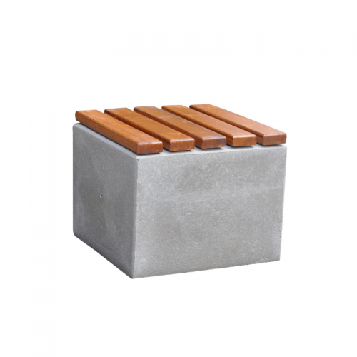 Ławka betonowa kwadratowa 60×60 wys. 50 cm