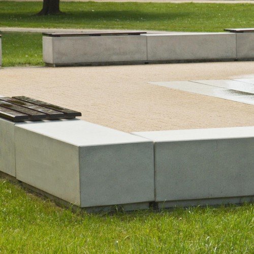 Siedzisko ławka z betonu architektonicznego bez oparcia DECO 150x50 cm