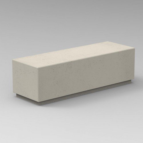 Siedzisko ławka z betonu architektonicznego bez oparcia DECO 150x50 cm