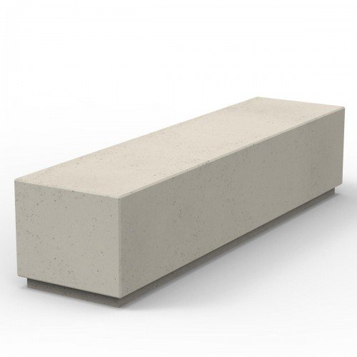 Siedzisko ławka z betonu architektonicznego bez oparcia DECO 200x50 cm