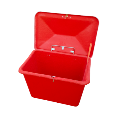 Pojemnik na odpady niebezpieczne 110x85 cm czerwony