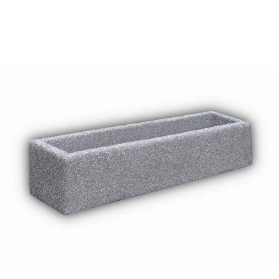 Donica betonowa prostokątna 140x35x30