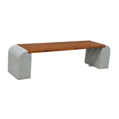 Ławka betonowa bez oparcia 180×45 cm wysokość 44 kod: 449
