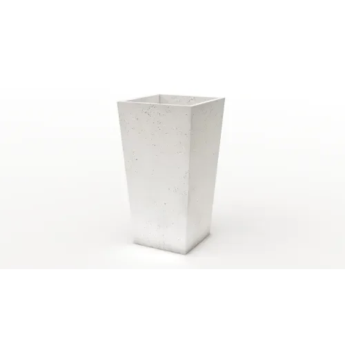 Donica betonowa Ebbe-L 40X40X85 cm trapez szara