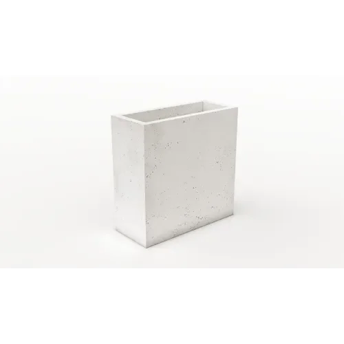 Donica betonowa Eli 70X30X70 cm beton architektoniczny szara