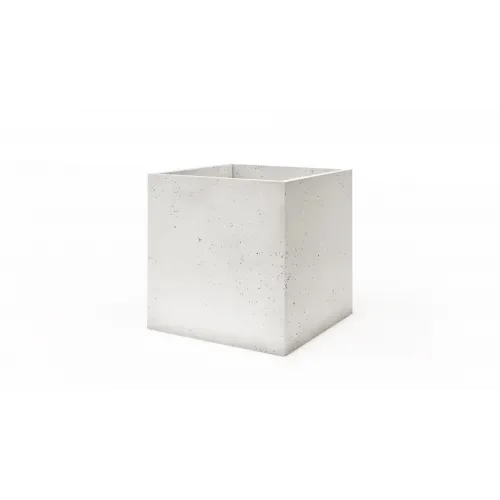 Donica betonowa Erika-M 50X50X50 cm do ogrodu, na taras szara