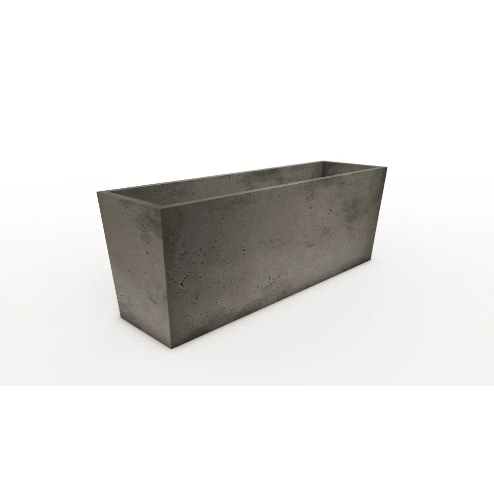 Donica betonowa Lene 110X32X40 cm beton architektoniczny antracyt