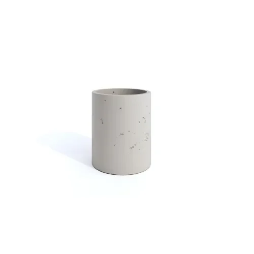 Donica betonowa Rolle-L ∅40 X 70 cm szara