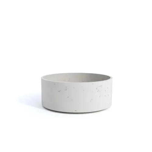 Donica betonowa Sirkel-L ∅75 X 30 cm biała