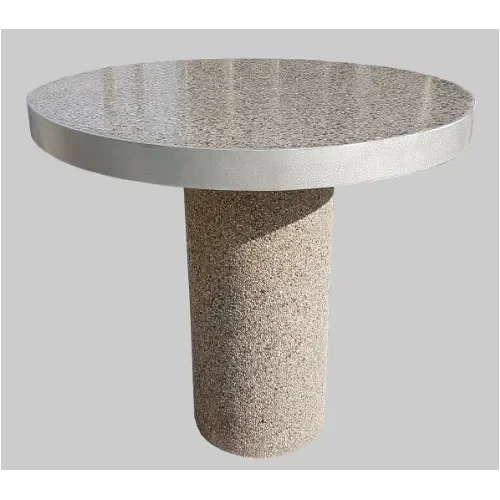 Stolik kawowy okrągły betonowy parkowy średnica blatu 80 cm