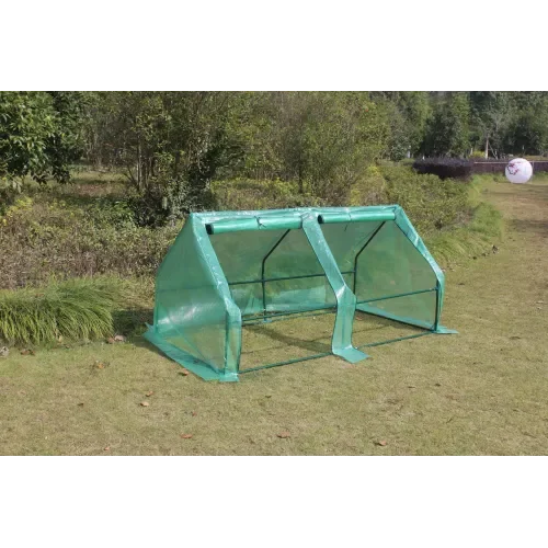 Mini szklarnia ogrodowa zielona 180x140x90 cm