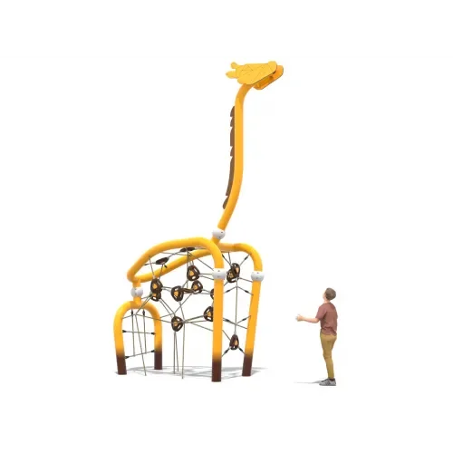 Żyrafa tor przeszkód na plac zabaw 272 x 127 cm h 462 cm zestaw
