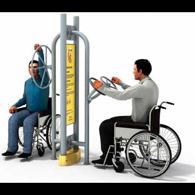 Dla niepełnosprawnych ED-04 A koła tai chi+pylon
