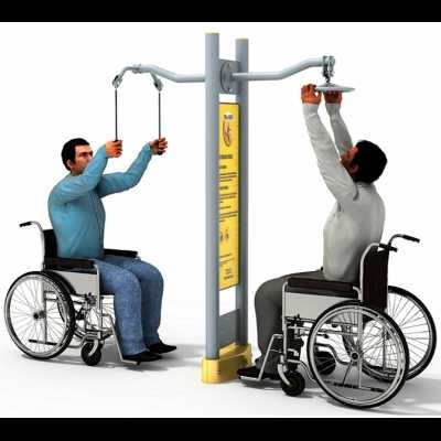 Dla niepełnosprawnych ED-06 B trenażer ramion górny+pylon