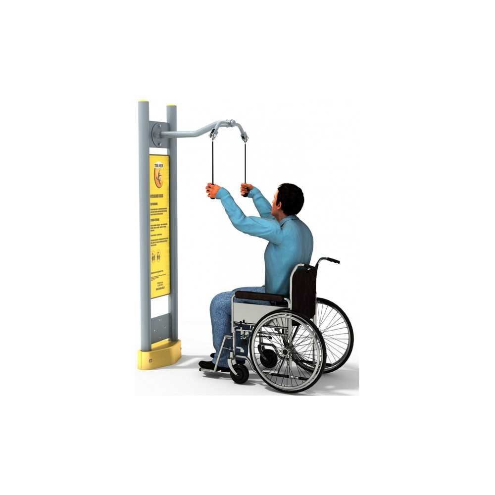 Dla niepełnosprawnych ED-06 B trenażer ramion górny+pylon