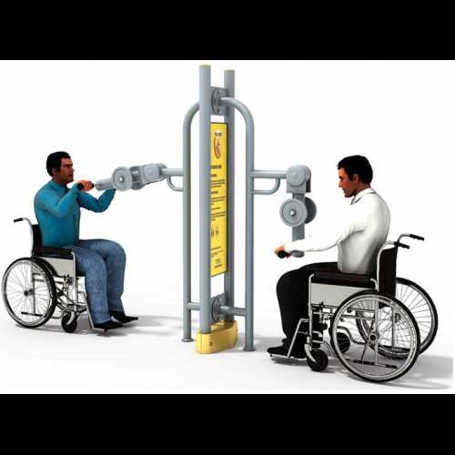 Dla niepełnosprawnych ED 07 A trenażer ramion niski pylon