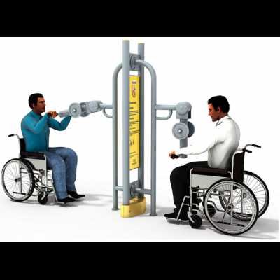 Dla niepełnosprawnych ED 07 B trenażer ramion wysoki pylon