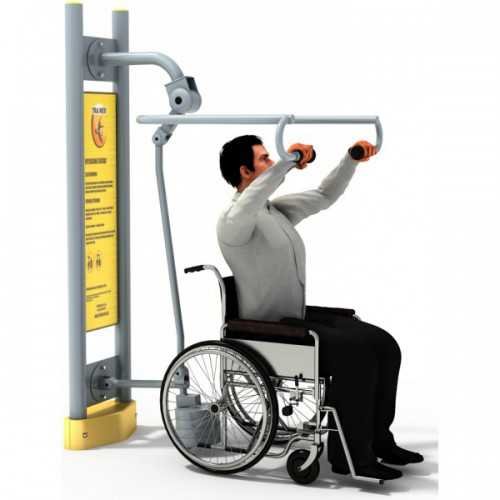 Dla niepełnosprawnych ED 12 wyciąg z ciężarkiem pylon