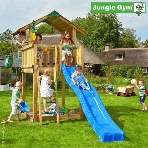 Drewniany plac zabaw Jungle Gym CHALET