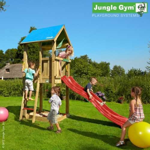 Drewniany plac zabaw Jungle Gym CASTLE
