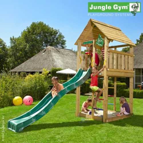 Drewniany plac zabaw Jungle Gym CABIN