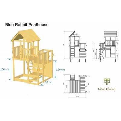 Plac zabaw dla dzieci Blue Rabbit PENTHOUSE