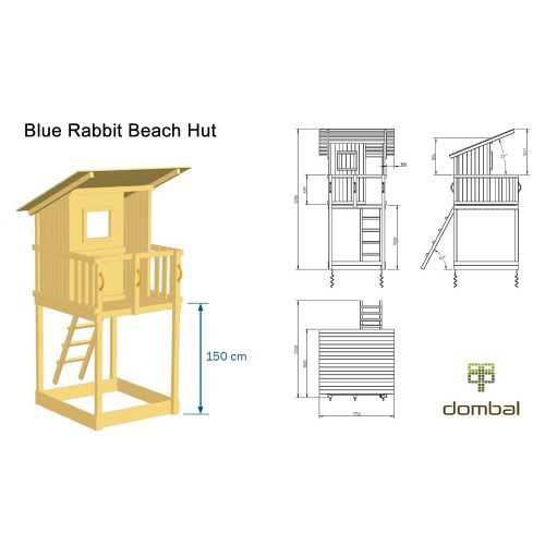 Plac zabaw dla dzieci Blue Rabbit BEACH HUT