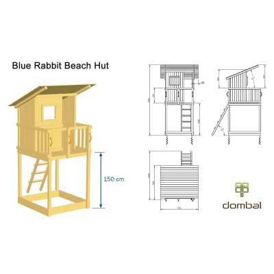 Plac zabaw dla dzieci Blue Rabbit BEACH HUT