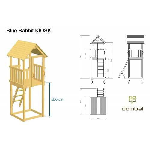 Plac zabaw dla dzieci Blue Rabbit KIOSK
