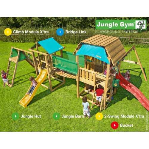 MEGA kombinacja placu zabaw Jungle Gym LONG JOHN