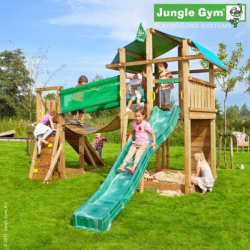 Drewniana kombinacja placu zabaw Jungle Gym PARADISE