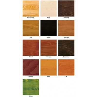 Ławka żeliwna Standard kolory ławek paleta kolorów